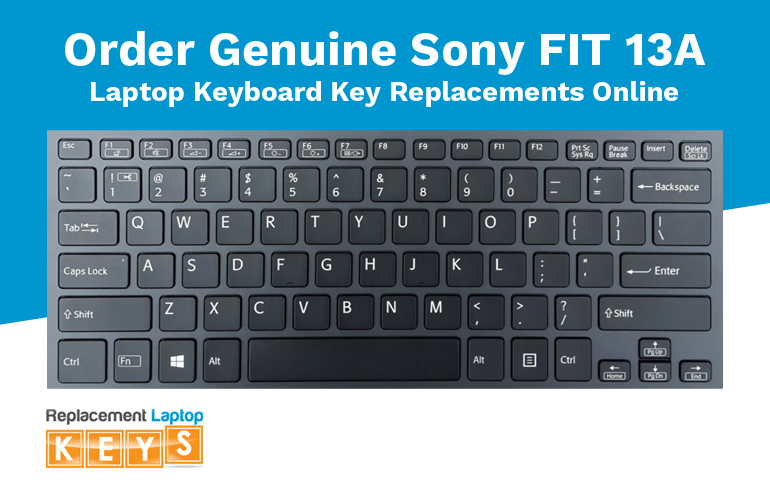 Order Genuine Sony FIT 13A Laptop Keyboard Key Replacements Online