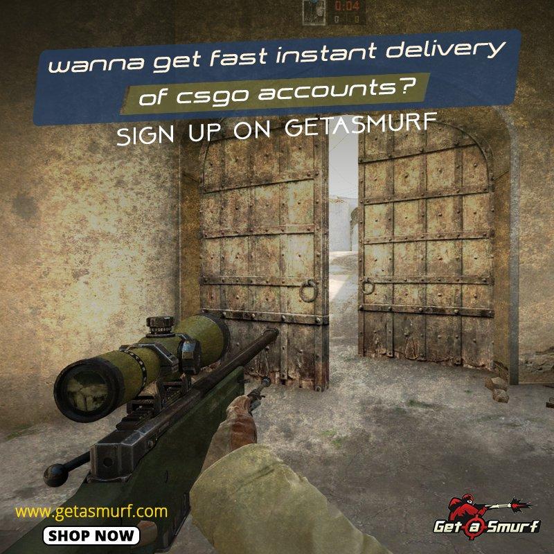Wanna get fast instant delivery of CSGO Accounts? Sign Up on GetASmurf