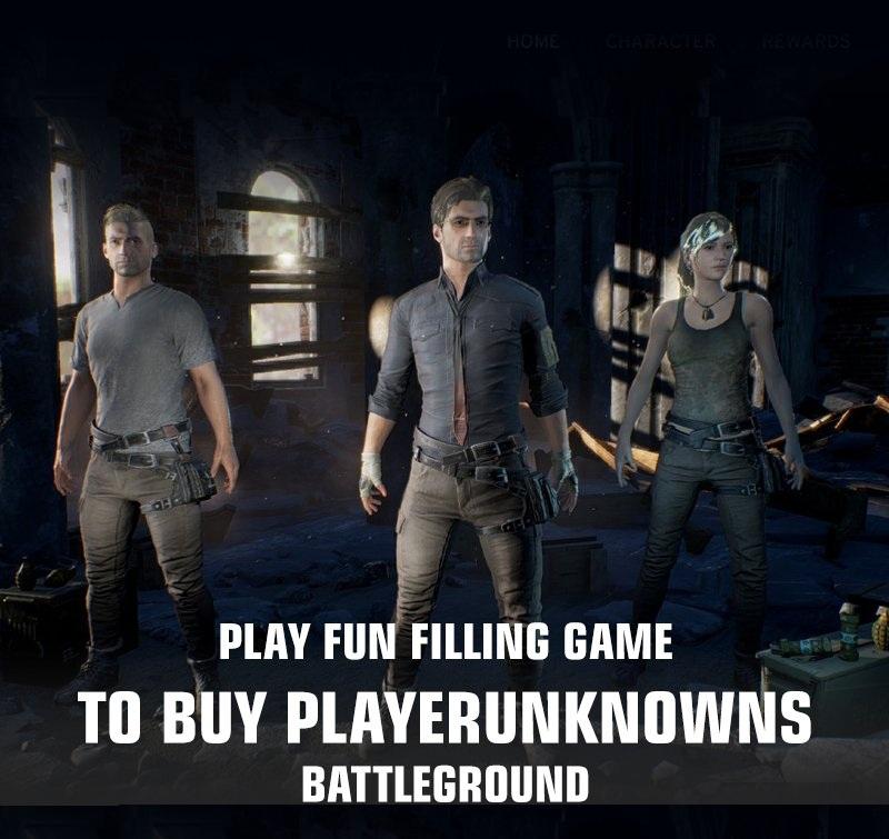 Play Fun Filling Game To buy Playerunknowns Battleground