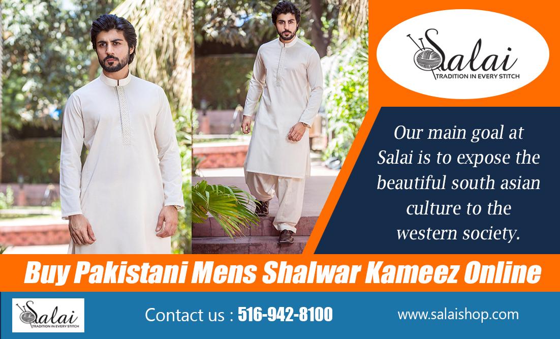 Buy Pakistani Mens Shalwar Kameez Online | https://salaishop.com/