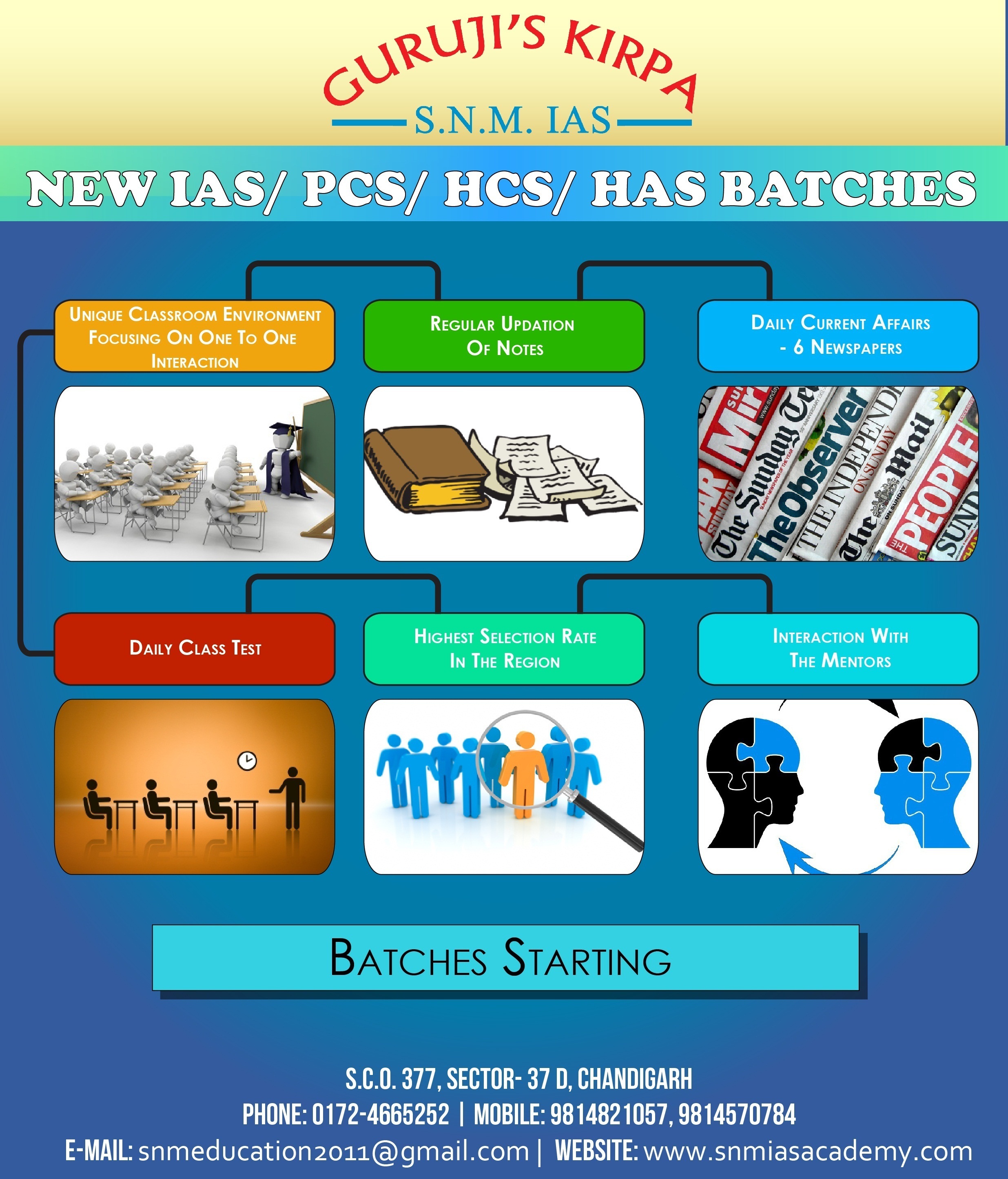 IAS & PCS Coaching Center With 100% Success Rate