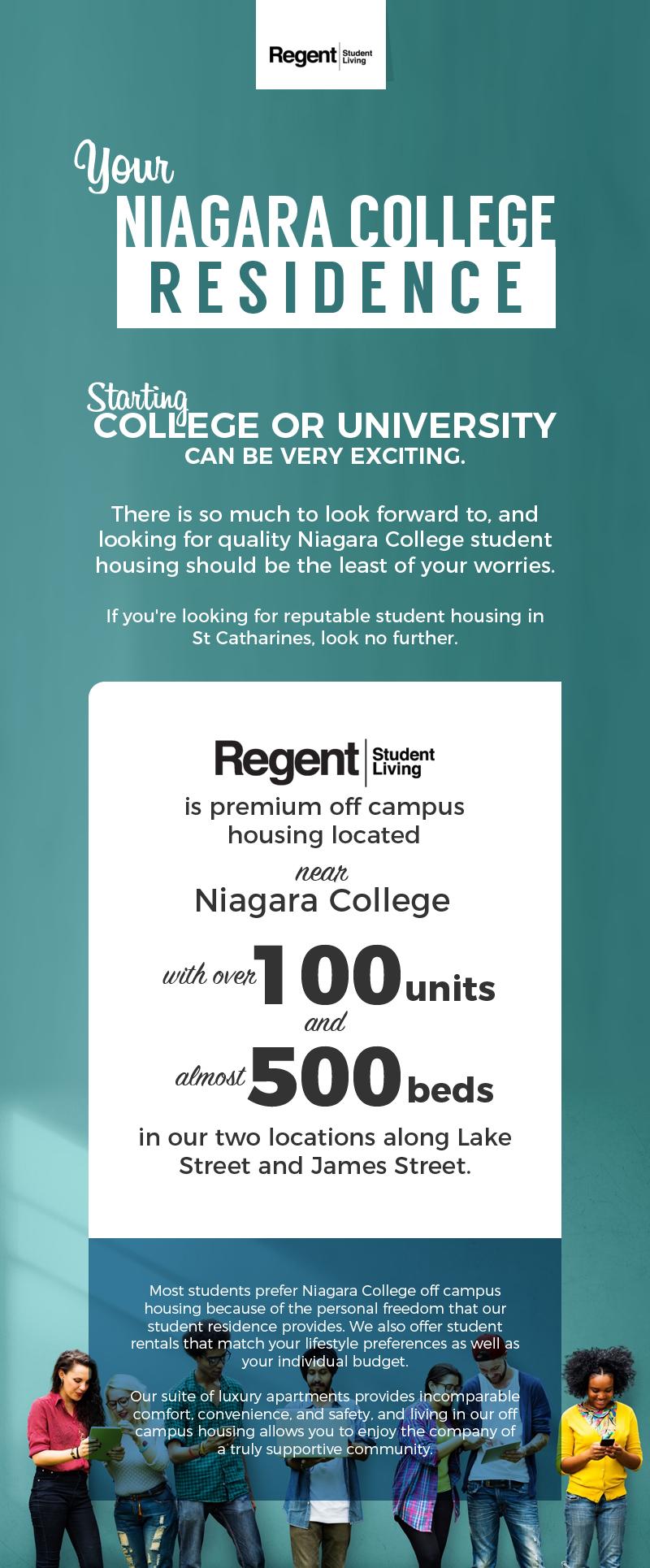 Regent Student Living - Your Niagara College Residence in St Catharines