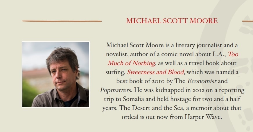 Journalist and Novelist in NY - Michael Scott Moore