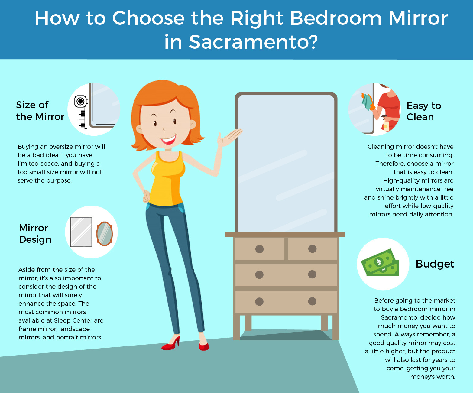 How to Choose the Right Bedroom Mirror in Sacramento?