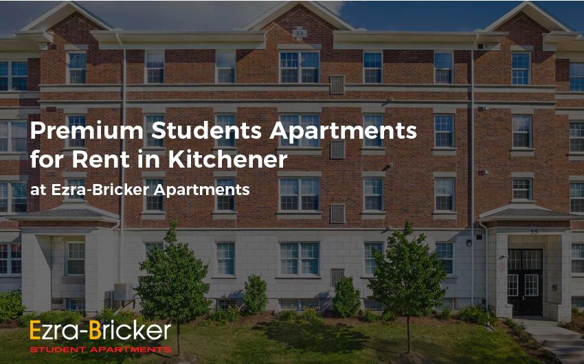 Premium Students Apartments for Rent in Kitchener at Ezra-Bricker Apartments