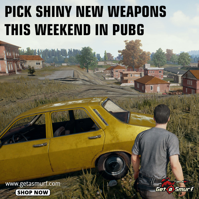 Pick shiny new weapons this weekend in PUBG