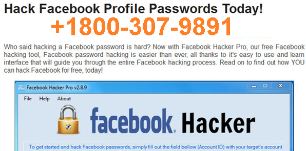 Facebook Data Recovery Support Number +1800-307-9891