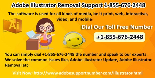 Adobe illustrator Removal 1-855-676-2448