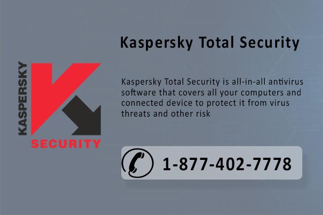 Support 1-877-402-7778 for Kaspersky Total Security 2017 
