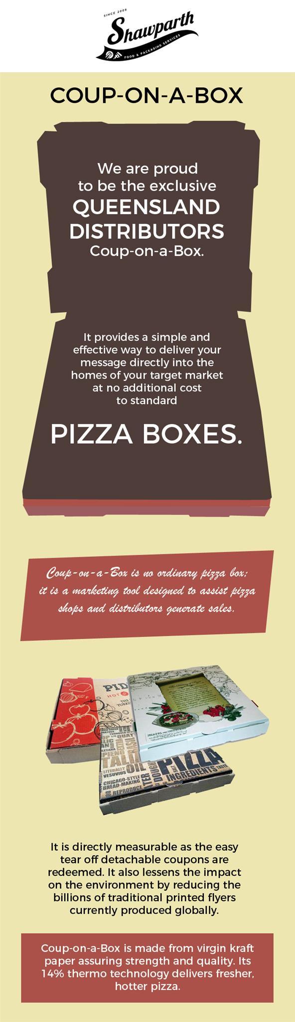Shawparth Food & Packaging - A Wholesale Pizza Boxes Distributor in Brisbane