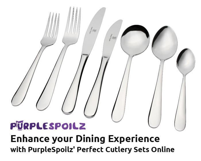 Enhance your Dining Experience w/ PurpleSpoilz' Cutlery Sets