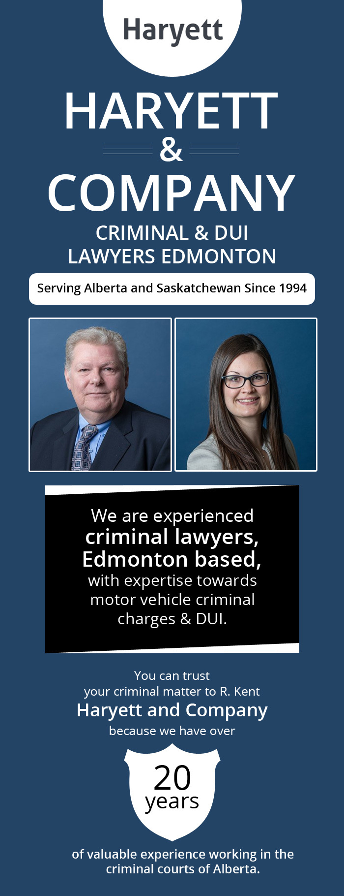 Haryett & Company – A Team of Criminal & DUI Lawyers in Edmonton