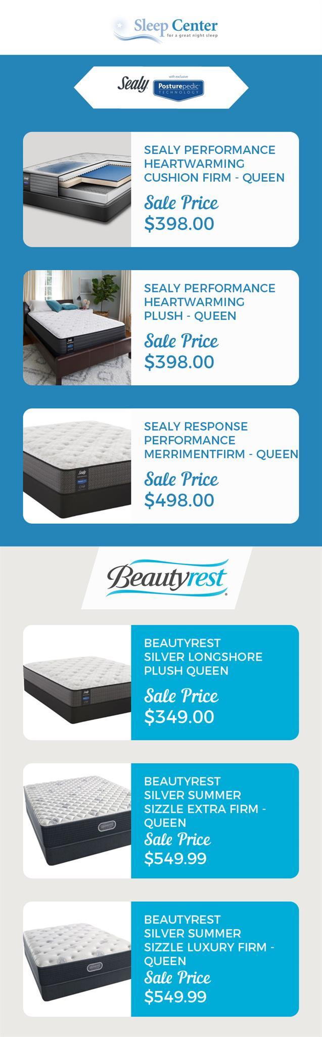Sleep Center – A Well Known Furniture Store for Sealy & Beautyrest Mattresses in Sacramento, CA
