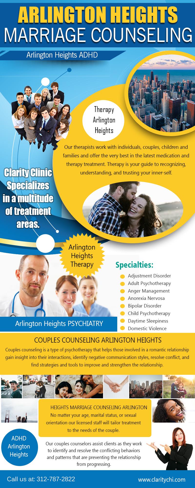 arlington heights Therapy  - (847) 666-5339 -  https://claritychi.com
