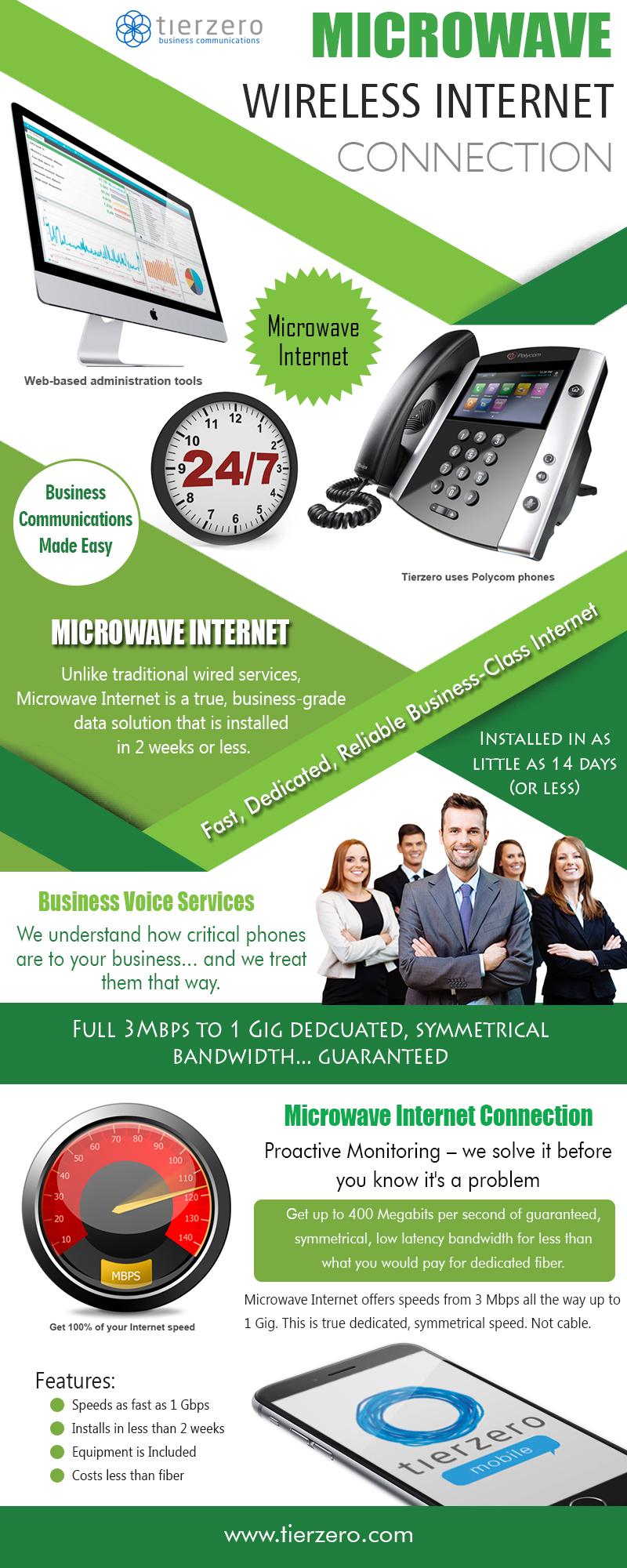 Microwave Wireless Internet Connection