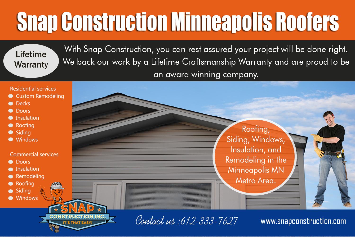 Snap Construction Minneapolis roofers