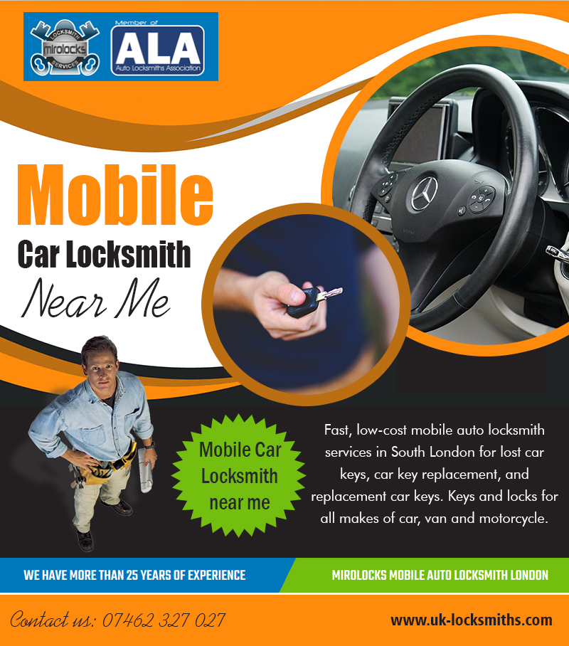 Mobile Car Locksmith near me | Call - 07462 327 027 | uk-locksmiths.com