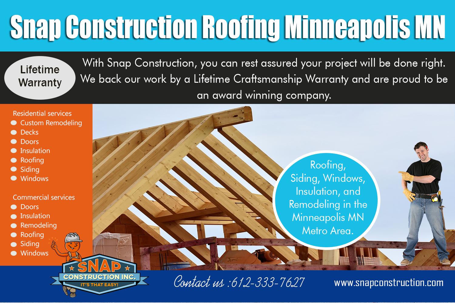 Snap Construction Residential roofing minneapolis