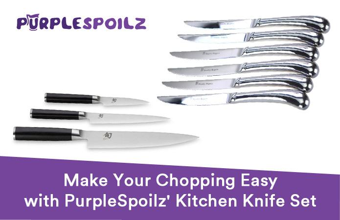 Make Your Chopping Easy with PurpleSpoilz’ Kitchen Knife Set