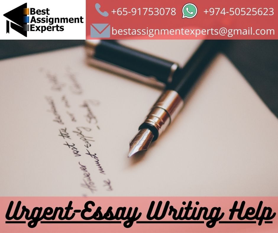 Urgent Essay Writing Service