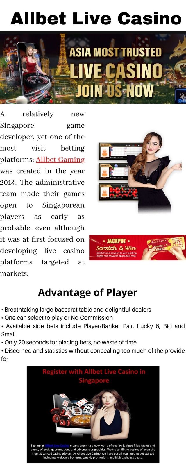 Allbet Online Casino Singapore