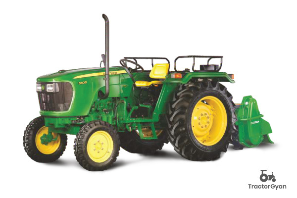 John Deere 5105 Tractor on road Price, feature &amp; mileage- Tractorgyan