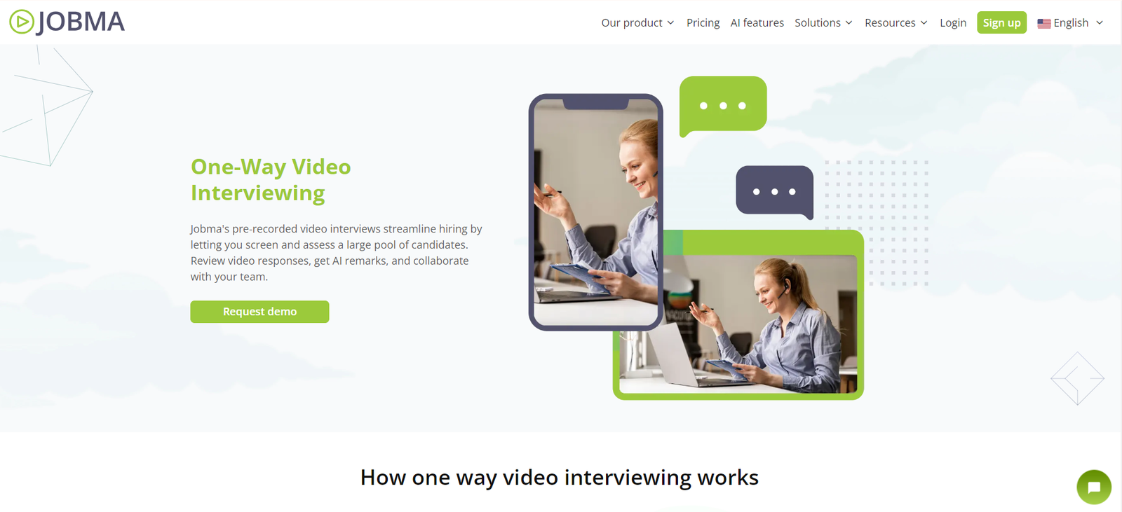 One-Way Video Interviewing | Jobma