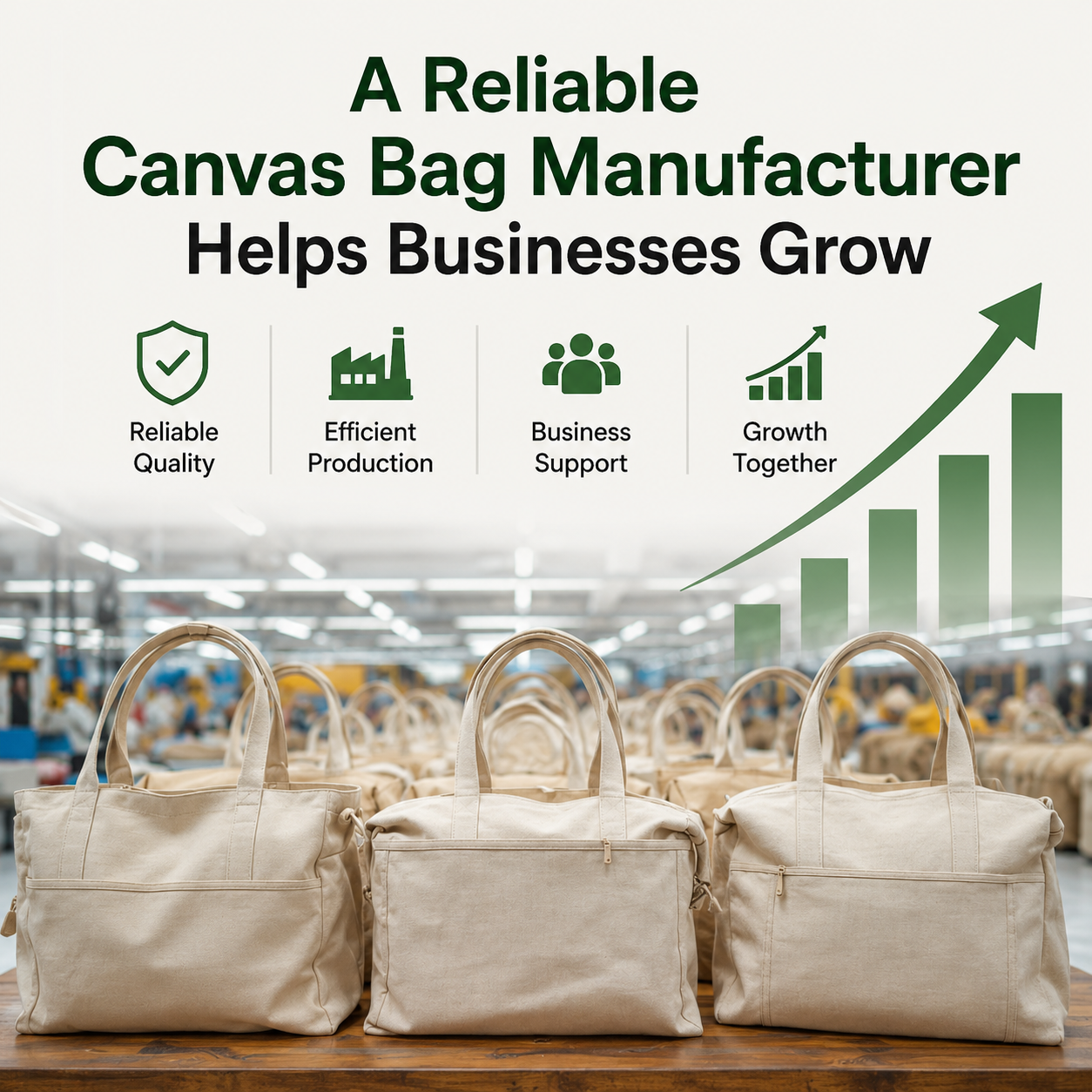 A Reliable Canvas Bag Manufacturer Helps Businesses Grow