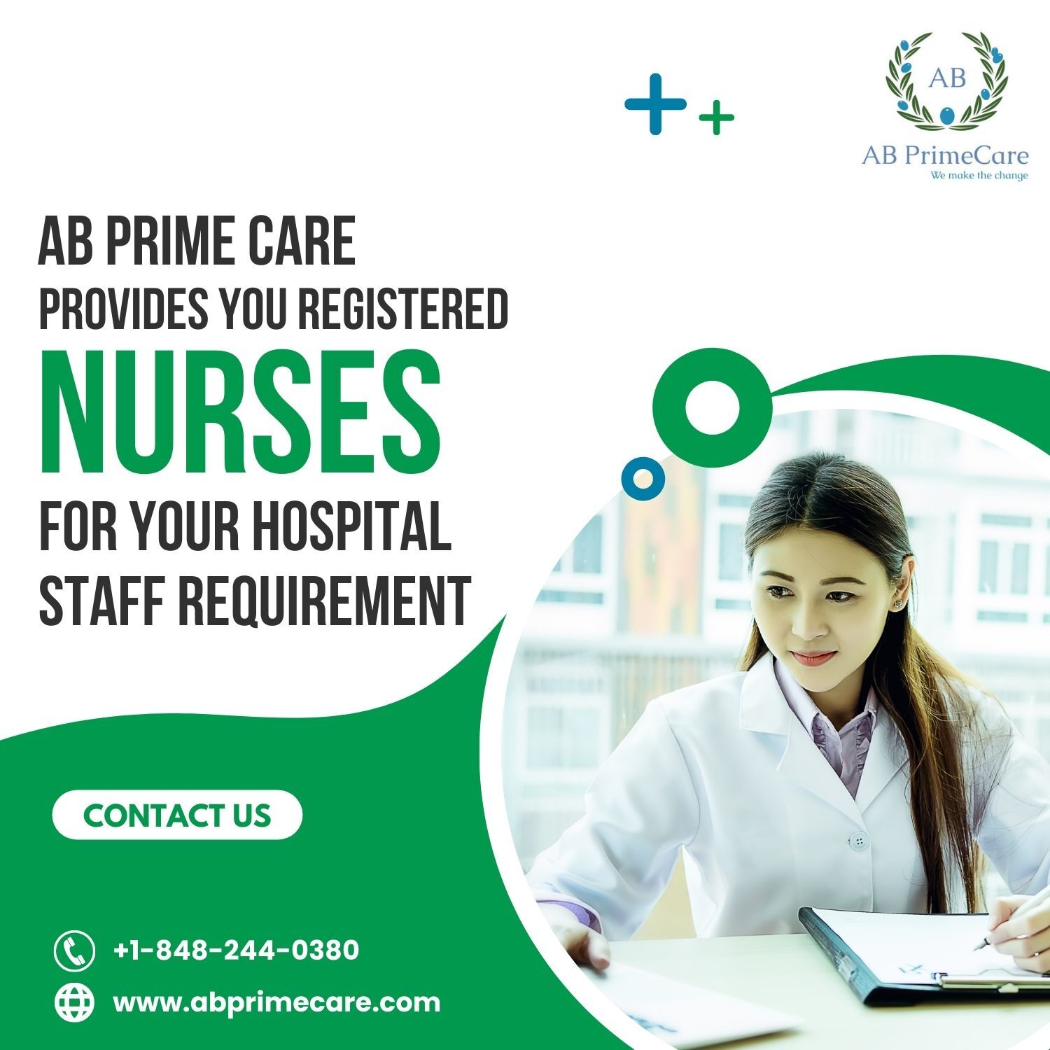 AB Prime Care Provides You Registered Nurses For Your Hospital Staff Requirement