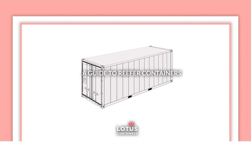 Container Types- A guide to Reefer Containers