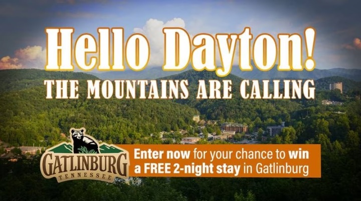WHIO Gatlinburg Giveaway - Enter To Win Gatlinburg Vacation - gi