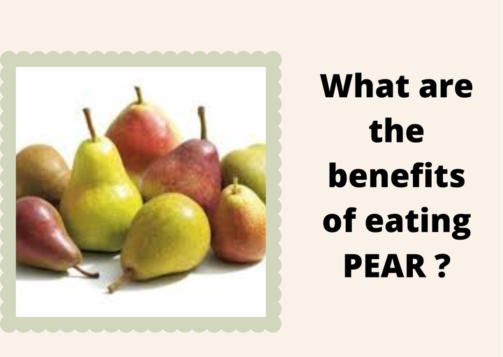 What are the benefits of eating PEAR ? | V mantras