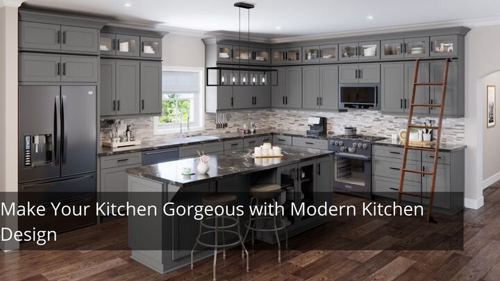 Make Your kitchen Gorgeous Look with Modern Kitchen Design