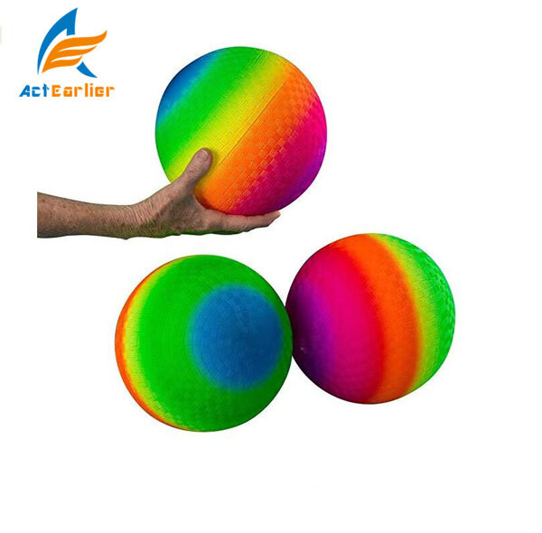 Custom PVC Rubber Playground Balls, Soft Personalized Playground