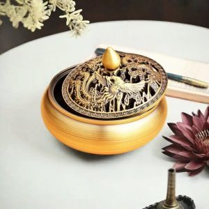 Bronze, Copper &amp; Brass Incense Burner | Handmade | Antique | Lul