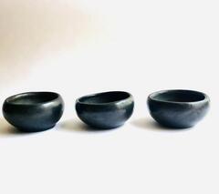 Black Clay Mezcal Copitas 4 Pack  Mezcal Cup  Mezcal Copita | Et