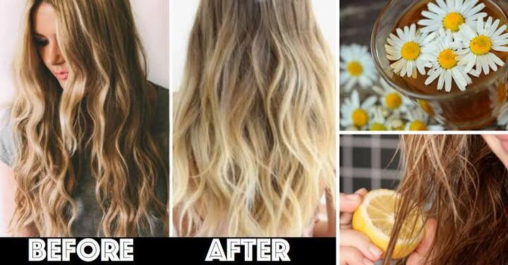 Lightening hair with chamomile - Care Beauty