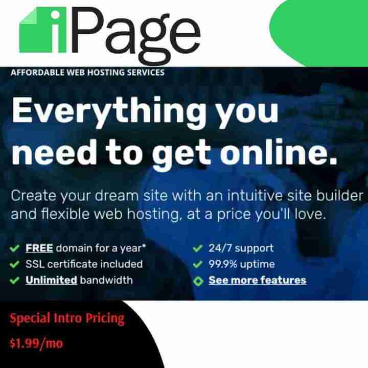 iPage Coupon 2021 &amp; Promo Code For Website Builders &amp; Hosting