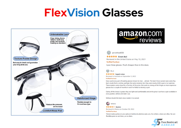 FlexVision Glasses Reviews - Adjustable Glasses