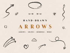 Hand Drawn Arrows And More - GraphicsFuel