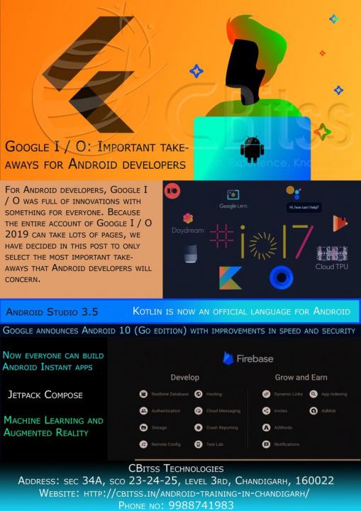 #Google I / O: Important takeaways for #Android #developers | An