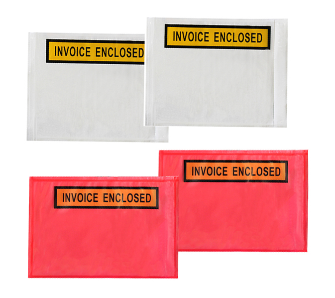Self Adhesive Invoice Pouches/Envelopes For Australia &amp; New Zeal
