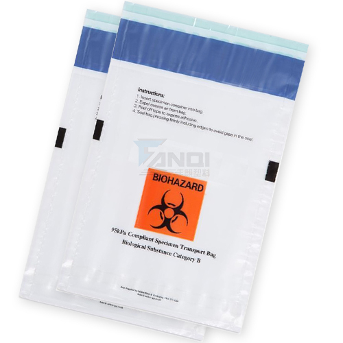 Medical/Medline Biohazard Specimen Transport Bags, Blood Sample 