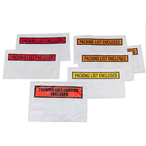 Self Adhesive Packing List Enclosed Pouches &amp; Envelope For North