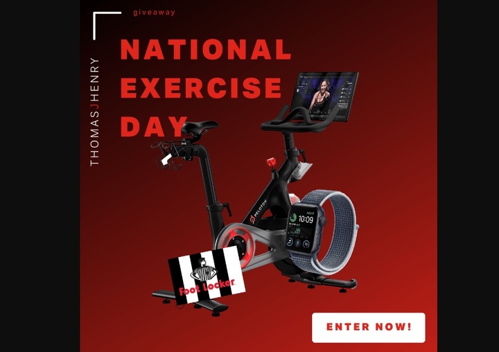 Thomas J. Henry National Exercise Day Giveaway - Win Exercise Bu