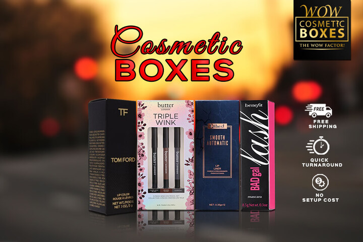 Ingenious Cosmetic Boxes Wholesale for Brand Awareness