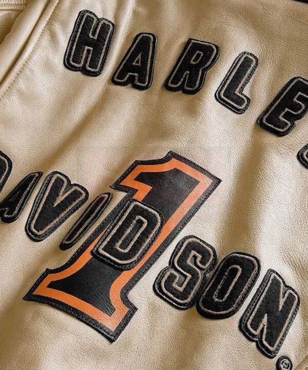 Harley Davidson Men’s High-Quality Racing Leather Jacket