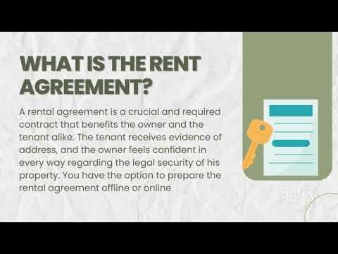 How Can We Get a Online Rent Agreement Pune - YouTube