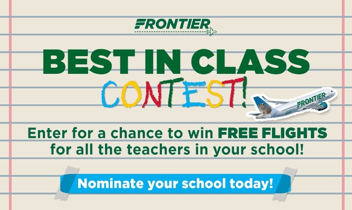 Frontier Airlines Best In Class Contest - Win 100 Round-trip Tic