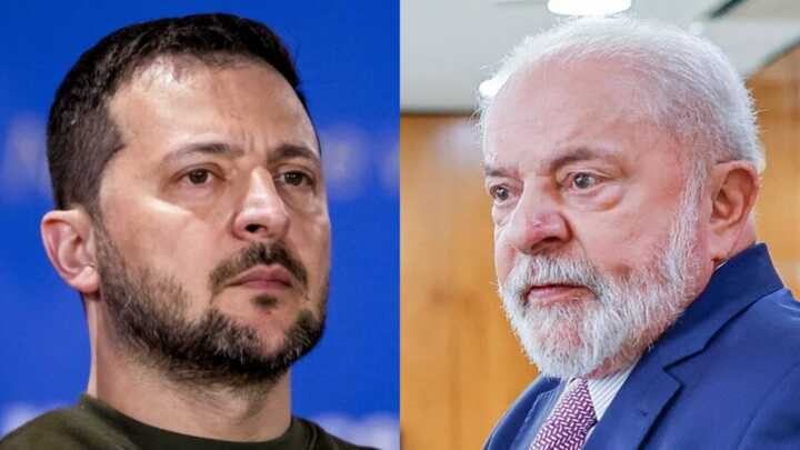 Zelensky diz ao mundo que Lula defende interesses de Putin